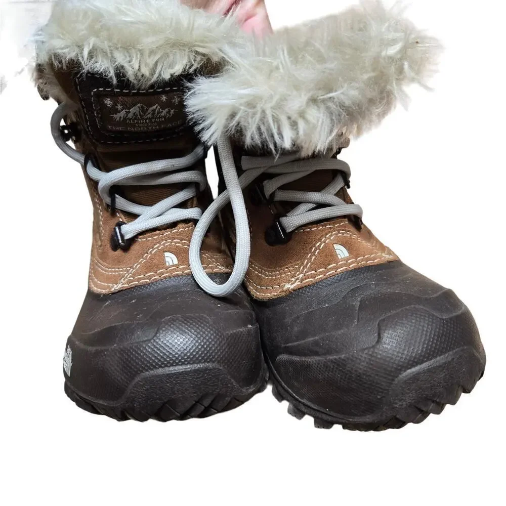The North Face Shellista Extreme Brown Kids Boots Size 12